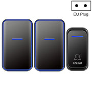 CACAZI A68-2 Campanello elettronico con telecomando wireless da uno a due Campanello wireless digitale intelligente per la casa, US Plug, EU Plug, UK Plug
