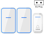 CACAZI A68-2 Campanello elettronico con telecomando wireless da uno a due Campanello wireless digitale intelligente per la casa, US Plug, EU Plug, UK Plug