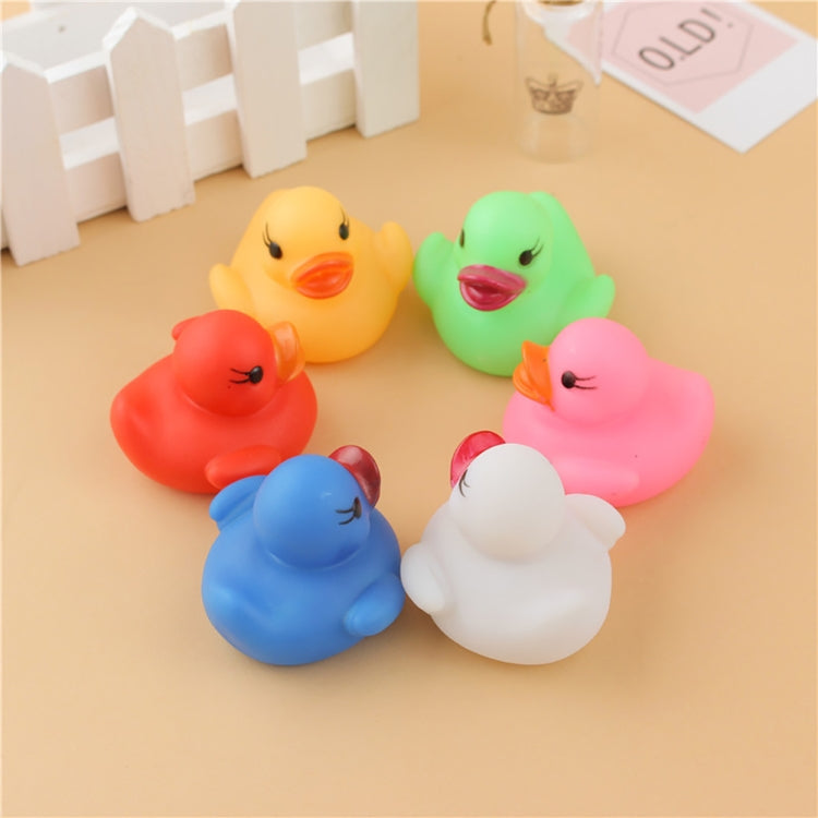 10 giocattoli per il bagnetto del bambino dell'anatra della luce di induzione dell'acqua del LED, consegna casuale di colore, Light Duck Bath Toy