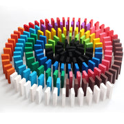 120 pezzi/set blocchi da costruzione puzzle da competizione educazione precoce giocattoli in legno per bambini adulti, 120pcs 10 Colors, 120pcs 12 Colors
