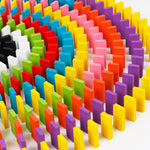 120 blocchi da costruzione in legno per bambini