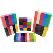 120 pezzi/set blocchi da costruzione puzzle da competizione educazione precoce giocattoli in legno per bambini adulti, 120pcs 10 Colors, 120pcs 12 Colors