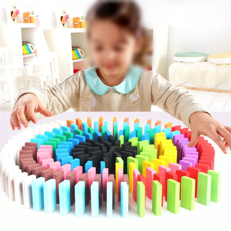120 blocchi da costruzione in legno per bambini