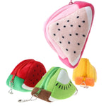 Regalo del sacchetto di chiave del sacchetto del cambiamento dei bambini svegli tridimensionali creativi della frutta della peluche del triangolo
