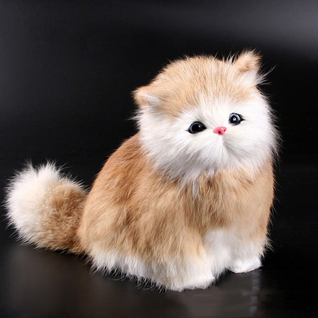 Simulazione Modello animale Simulazione Peluche Gatto Giocattolo Si chiamerà Gatto