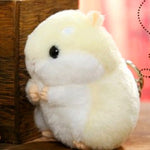 Bambola di peluche portachiavi con criceto 10 cm