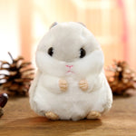 Bambola di peluche portachiavi con criceto 10 cm