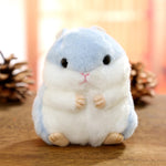 Bambola di peluche portachiavi con criceto 10 cm