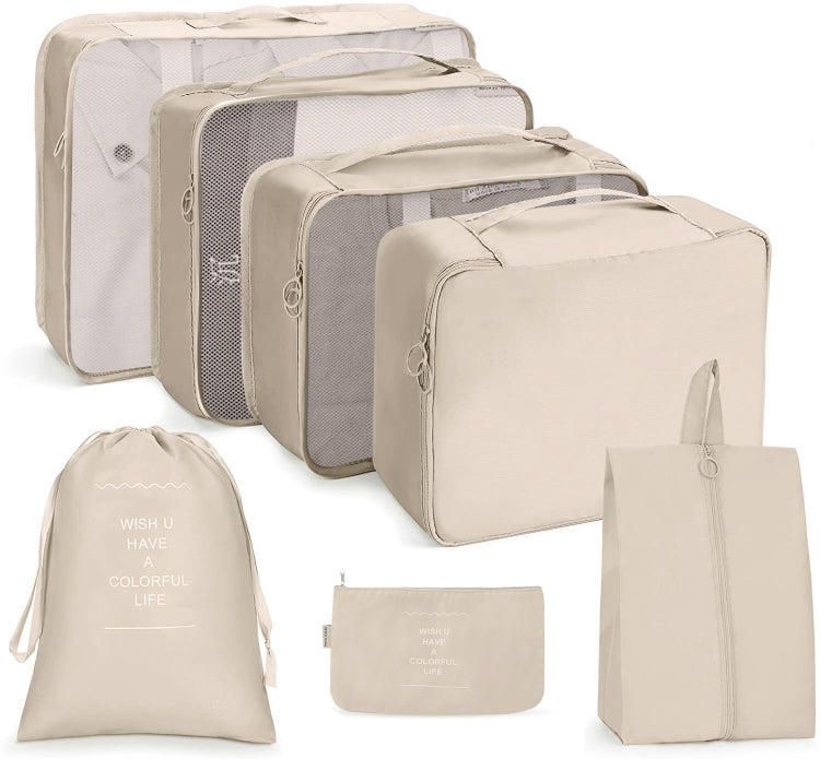 Set di borse da viaggio Borsa da viaggio pieghevole, 7 In 1, 8 In 1 Beam Mouth, 8 In 1 Cosmetic Bag