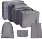 Set di borse da viaggio Borsa da viaggio pieghevole, 7 In 1, 8 In 1 Beam Mouth, 8 In 1 Cosmetic Bag