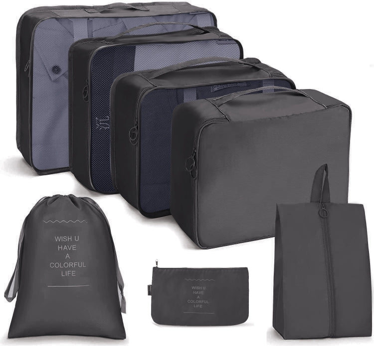 Set di borse da viaggio Borsa da viaggio pieghevole, 7 In 1, 8 In 1 Beam Mouth, 8 In 1 Cosmetic Bag