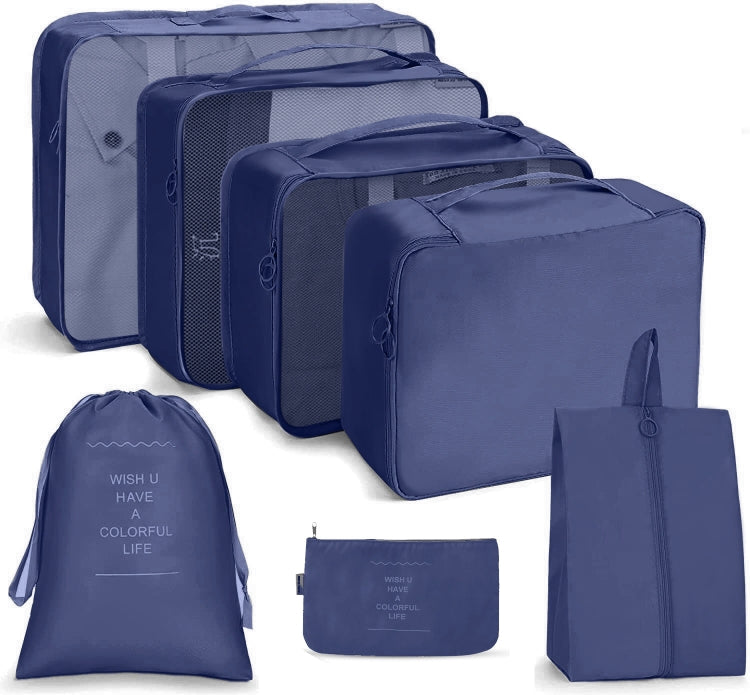 Set di borse da viaggio Borsa da viaggio pieghevole, 7 In 1, 8 In 1 Beam Mouth, 8 In 1 Cosmetic Bag