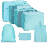 Set di borse da viaggio Borsa da viaggio pieghevole, 7 In 1, 8 In 1 Beam Mouth, 8 In 1 Cosmetic Bag