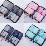 Set di borse da viaggio Borsa da viaggio pieghevole, 8 In 1 Toiletry Bag, 9 In 1 Cosmetic Bag, 9 In 1 Toiletry Bag