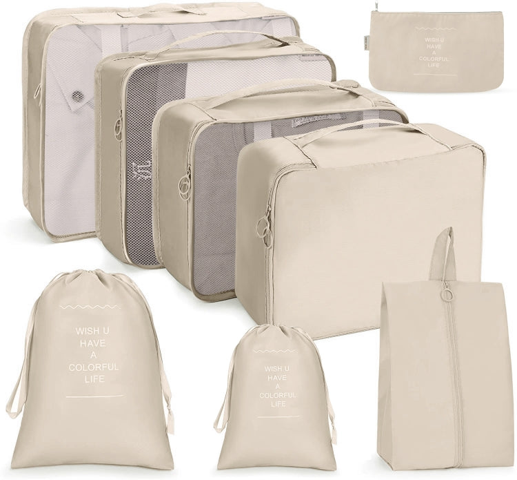 Set di borse da viaggio Borsa da viaggio pieghevole, 7 In 1, 8 In 1 Beam Mouth, 8 In 1 Cosmetic Bag