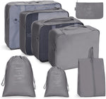 Set di borse da viaggio Borsa da viaggio pieghevole, 7 In 1, 8 In 1 Beam Mouth, 8 In 1 Cosmetic Bag