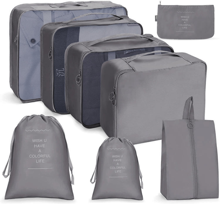 Set di borse da viaggio Borsa da viaggio pieghevole, 7 In 1, 8 In 1 Beam Mouth, 8 In 1 Cosmetic Bag