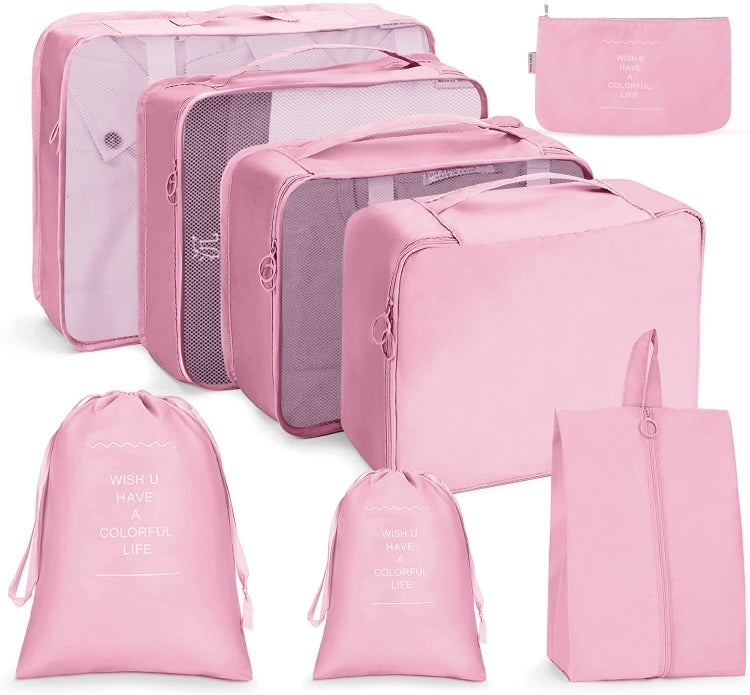 Set di borse da viaggio Borsa da viaggio pieghevole, 7 In 1, 8 In 1 Beam Mouth, 8 In 1 Cosmetic Bag