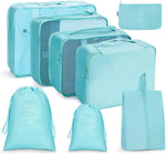 Set di borse da viaggio Borsa da viaggio pieghevole, 7 In 1, 8 In 1 Beam Mouth, 8 In 1 Cosmetic Bag