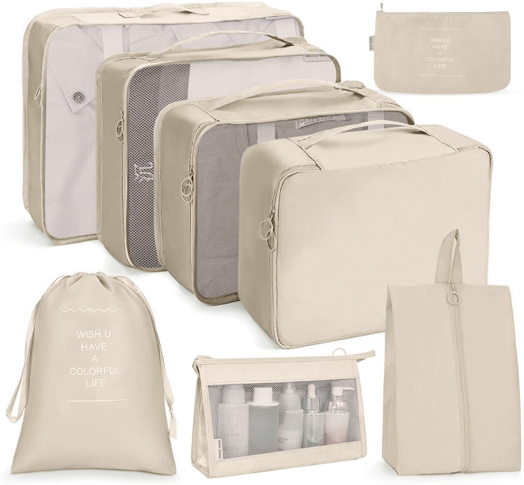 Set di borse da viaggio Borsa da viaggio pieghevole, 7 In 1, 8 In 1 Beam Mouth, 8 In 1 Cosmetic Bag