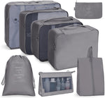 Set di borse da viaggio Borsa da viaggio pieghevole, 7 In 1, 8 In 1 Beam Mouth, 8 In 1 Cosmetic Bag