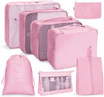 Set di borse da viaggio Borsa da viaggio pieghevole, 7 In 1, 8 In 1 Beam Mouth, 8 In 1 Cosmetic Bag