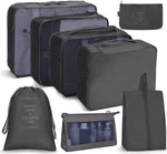 Set di borse da viaggio Borsa da viaggio pieghevole, 7 In 1, 8 In 1 Beam Mouth, 8 In 1 Cosmetic Bag
