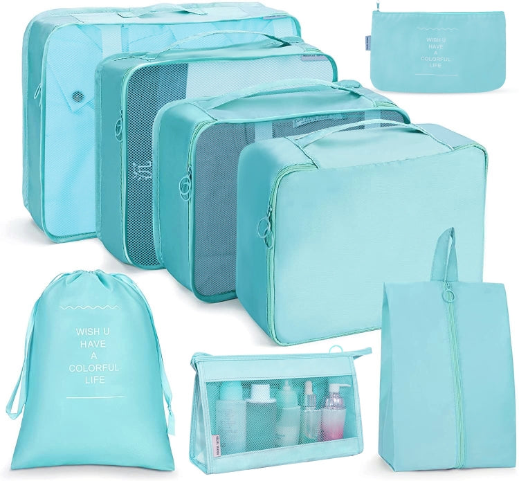 Set di borse da viaggio Borsa da viaggio pieghevole, 7 In 1, 8 In 1 Beam Mouth, 8 In 1 Cosmetic Bag