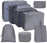 Set di borse da viaggio Borsa da viaggio pieghevole, 8 In 1 Toiletry Bag, 9 In 1 Cosmetic Bag, 9 In 1 Toiletry Bag
