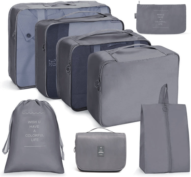 Set di borse da viaggio Borsa da viaggio pieghevole, 8 In 1 Toiletry Bag, 9 In 1 Cosmetic Bag, 9 In 1 Toiletry Bag