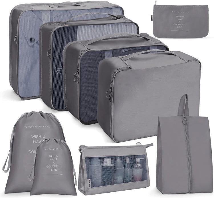 Set di borse da viaggio Borsa da viaggio pieghevole, 8 In 1 Toiletry Bag, 9 In 1 Cosmetic Bag, 9 In 1 Toiletry Bag