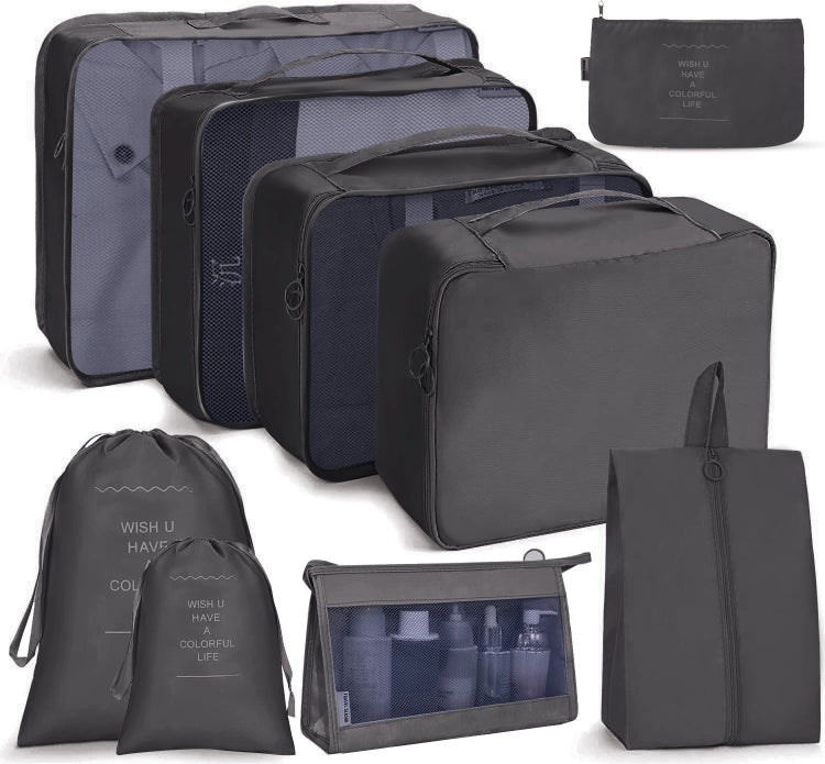 Set di borse da viaggio Borsa da viaggio pieghevole, 8 In 1 Toiletry Bag, 9 In 1 Cosmetic Bag, 9 In 1 Toiletry Bag