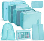 Set di borse da viaggio Borsa da viaggio pieghevole, 8 In 1 Toiletry Bag, 9 In 1 Cosmetic Bag, 9 In 1 Toiletry Bag