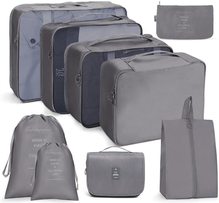 Set di borse da viaggio Borsa da viaggio pieghevole, 8 In 1 Toiletry Bag, 9 In 1 Cosmetic Bag, 9 In 1 Toiletry Bag