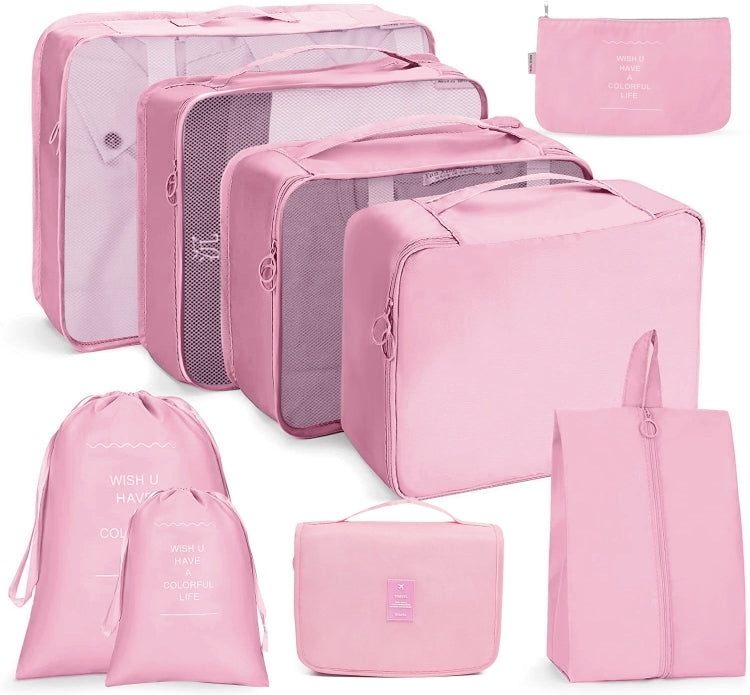 Set di borse da viaggio Borsa da viaggio pieghevole, 8 In 1 Toiletry Bag, 9 In 1 Cosmetic Bag, 9 In 1 Toiletry Bag