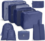 Set di borse da viaggio Borsa da viaggio pieghevole, 8 In 1 Toiletry Bag, 9 In 1 Cosmetic Bag, 9 In 1 Toiletry Bag