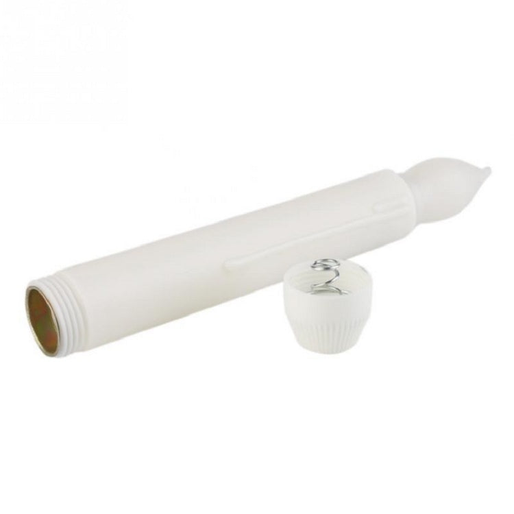 Candela natalizia a lume di candela lunga senza fiamma a lume di candela elettronico a LED da 12 pezzi/scatola, Flashing Warm White Light