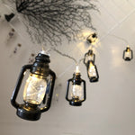 Stringa LED per lampada a cherosene retrò con decorazione per festival delle lanterne di Natale, 1.5m 10LEDs/ Black, 3m 20LEDs/ Black