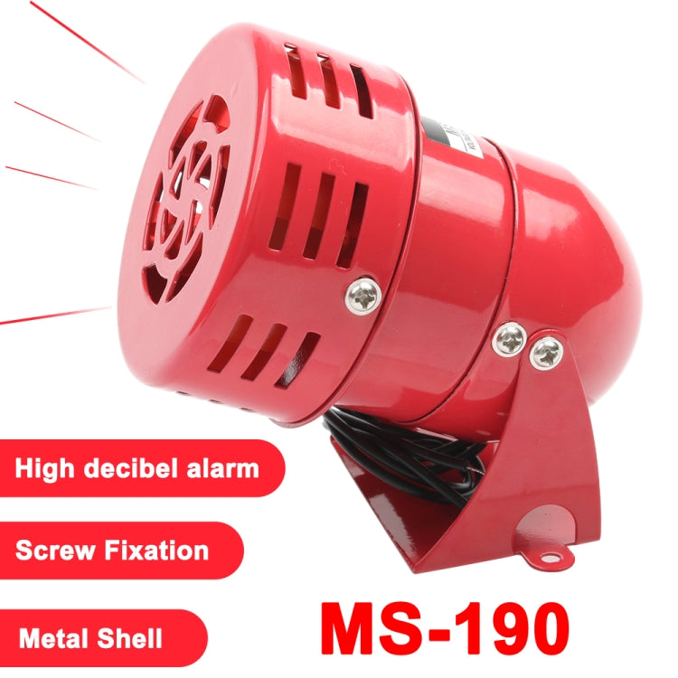 Cicalino a vite del vento dell'allarme del mini motore MS-190