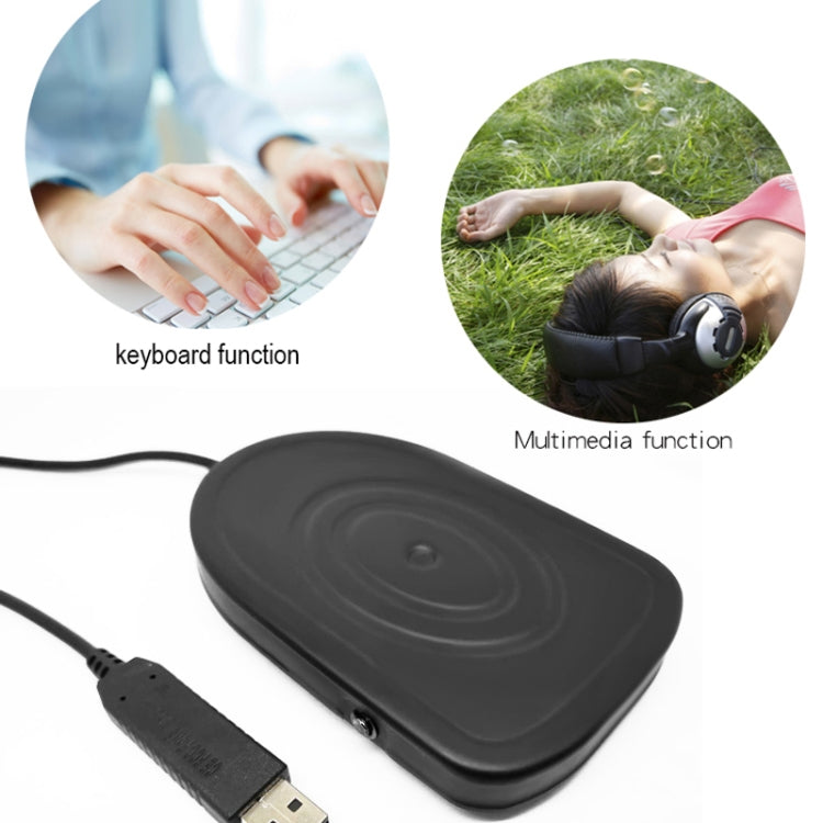 Adattatore USB con interruttore a pedale per PC