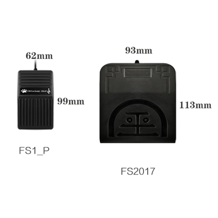 Adattatore per tastiera con interruttore di comando a pedale USB Pcensor per computer, FS1-P, FS2017