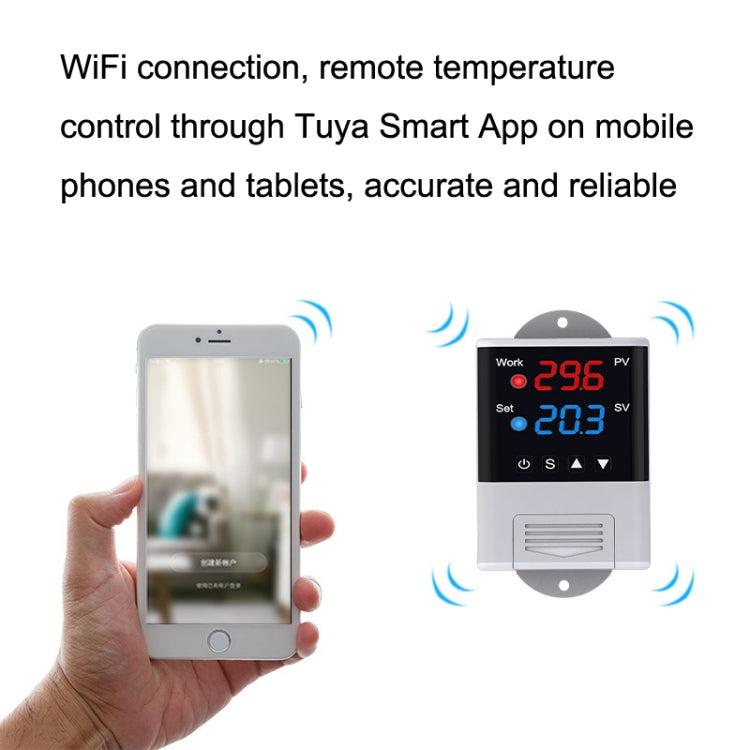 WiFi intelligente acquario acquario portello regolatore di temperatura aria condizionata centrale, DTC-1201 NTC Sensor, DTC-2201 18B20 Sensor