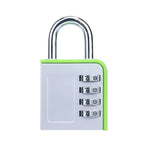 Lucchetto antifurto per palestra per bagagli con combinazione a quattro cifre da 4 pezzi, 8023, 8024, 8072, 8075