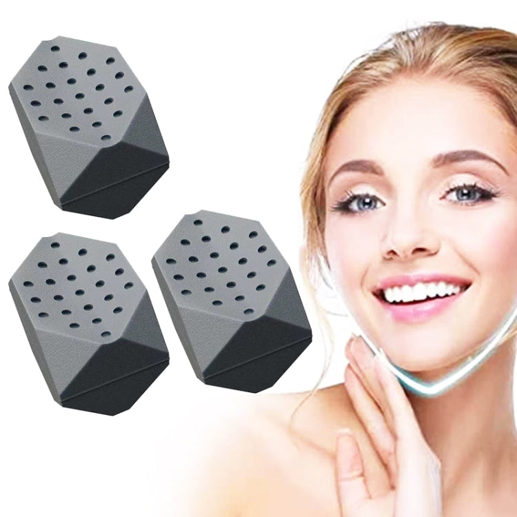 Dispositivo per il lifting del viso in silicone per allenatore mandibolare con palla massetere di settima generazione da 3 pezzi, 7th Generation (Black), 7th Generation (White), 7th Generation (Gray)