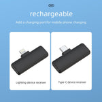 Microfono wireless lavalier con cancellazione rumore USB-C