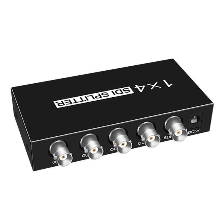Splitter video SDI con amplificatore di distribuzione SD-SDI / HD-SDI / 3G-SDI 1 ingresso 4 uscite, 1 In 4 Out