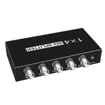 Splitter video SDI con amplificatore di distribuzione SD-SDI / HD-SDI / 3G-SDI 1 ingresso 4 uscite, 1 In 4 Out