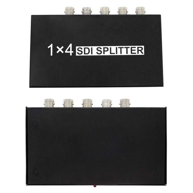 Splitter video SDI con amplificatore di distribuzione SD-SDI / HD-SDI / 3G-SDI 1 ingresso 4 uscite, 1 In 4 Out