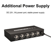 Splitter video SDI con amplificatore di distribuzione SD-SDI / HD-SDI / 3G-SDI 1 ingresso 4 uscite, 1 In 4 Out