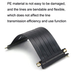 Cavo adattatore prolunga scheda grafica PCI-E 3.0 16X 180 gradi, lunghezza:, 10cm, 15cm, 20cm, 25cm, 30cm
